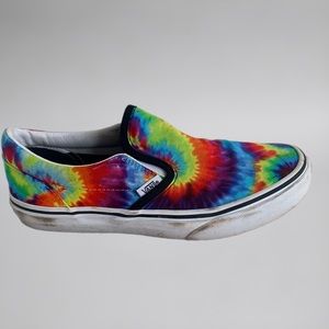 Tie Dye Vans Juniors 5.5